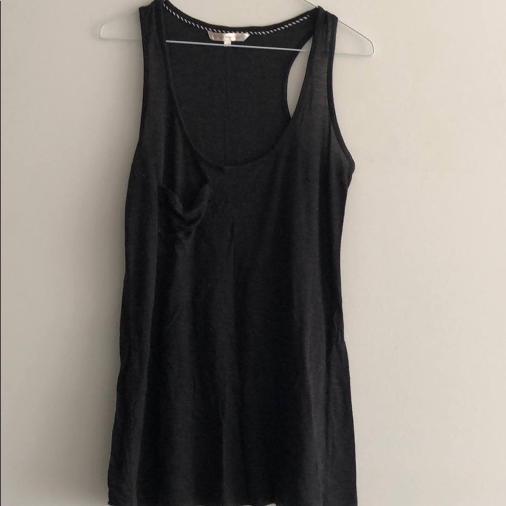Dark grey tank top